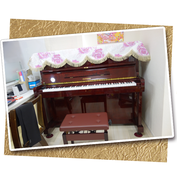 ［静岡県浜松市在住のお客様　ディアパソン126S（アップライトピアノ）］