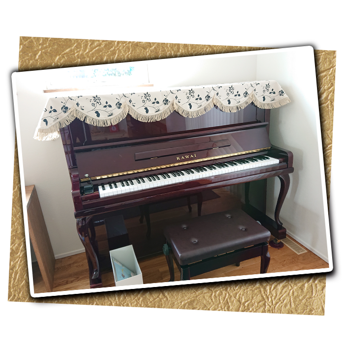 ［岐阜市在住のお客様　KAWAI KL64K（アップライトピアノ）］