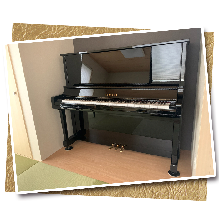 ［浜松市在住のお客様　YAMAHA UX30BL（アップライトピアノ）］