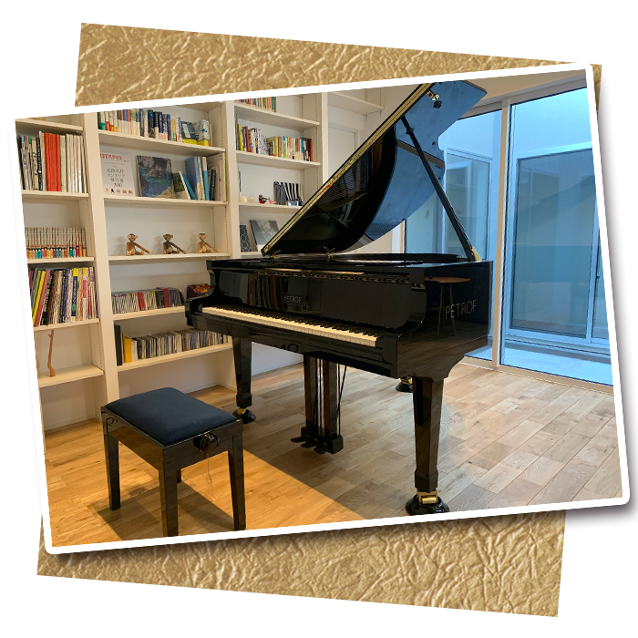 「弾いたとたん我が家がコンサートサロンに」