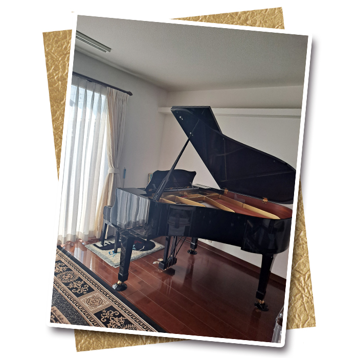 ［浜松市在住のお客様　YAMAHA G1B（グランドピアノ）］